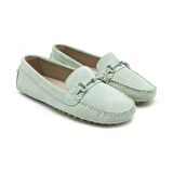 Desa Nove Yeşil Kadın Süet Loafer