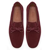Connor Bordo Erkek Süet Loafer