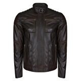Nancy Vintage Erkek Deri Mont