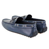 Cerise Lacivert Erkek Deri Loafer