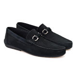 Chanat Siyah Erkek Deri Loafer