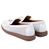 Breana Beyaz Kadın Günlük Deri Ayakkabı