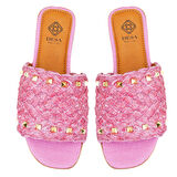 Franses Kahve Kadın Terlik