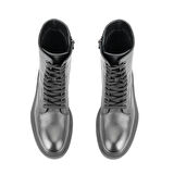 Juan Siyah Kadın Fermuarlı Deri Bot