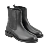 Luana Siyah Kadın Deri Bot