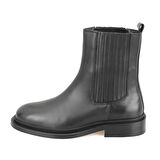 Luana Siyah Kadın Deri Bot