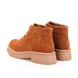 Roos Taba Kadın Bağcıklı Süet Deri Bot