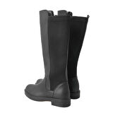 Zac Siyah Kadın Fermuarlı Çizme