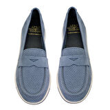 Margaret Mavi Kadın Aerocomfort Deri Loafer