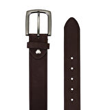 Tulip Kahve Erkek Deri Spor Kemer