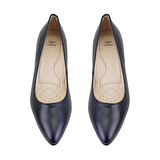 Celine Lacivert Kadın Topuklu Deri Aerocomfort Klasik Ayakkabı