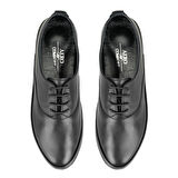 Agnes Siyah Kadın Deri Aerocomfort Günlük Ayakkabı