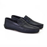 Daniel Lacivert Erkek Deri Loafer