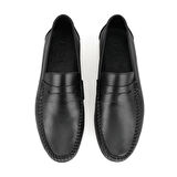 Kelvin Siyah Erkek Deri Loafer