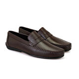 Austin Kahve Erkek Deri Loafer