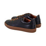 Larry Siyah Erkek Deri Günlük Ayakkabı