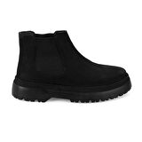 Vicentane Siyah Erkek Deri Bot