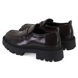 Nayeli Kahve Deri Loafer