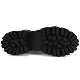 Frigg Siyah Kadın Deri Bot