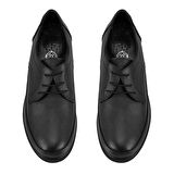 Hailee Siyah Kadın Aerocomfort Dolgu Topuklu Deri Günlük Ayakkabı