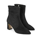 Letisia Siyah Kadın Süet Bot