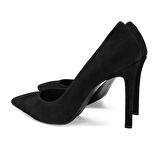 Yozef Siyah Kadın Süet Stiletto
