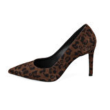 Yozef Leopar Kadın Süet Stiletto