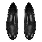 Olian Siyah Klasik Erkek Deri Ayakkabı