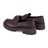 Kadın Kahve Deri Günlük Ayakkabı