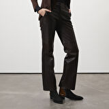 Mena Siyah Kadın Deri Bot