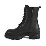 Kadın Siyah Fermuarlı Bot