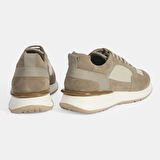 Erkek Gri Bağcıklı Deri Günlük Ayakkabı