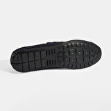 Calandra Lacivert Erkek Bağcık Detaylı Slip-On Süet Loafer