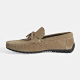 Calandra Kum Erkek Bağcık Detaylı Slip-On Süet Loafer