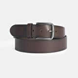 Erkek Kahve Spor Deri Kemer