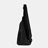 Erkek Siyah Çapraz Postacı Çantası