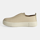 Kadın Bej Günlük Deri Ayakkabı