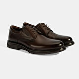 Erkek Kahve DesaComfort Klasik Deri Ayakkabı