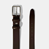 Erkek Kahve Deri Spor Kemer