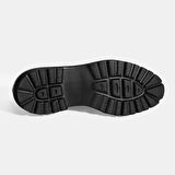 Erkek Siyah Bağcıklı Deri Klasik Ayakkabı