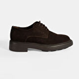 Erkek Kahve Bağcıklı Günlük Süet Ayakkabı