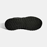 Erkek Lacivert Bağcıklı Deri Sneaker