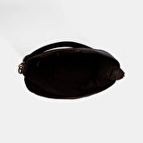 Kadın Kahve Püskül Aksesuarlı Omuz Çantası