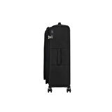 American Tourister Siyah Cloudrider 4 Tekerlekli Büyük Boy Valiz 78 cm