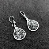 Damla Model Telkari Gümüş Kadın Küpe