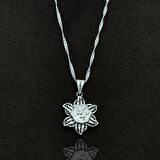 Yıldız Model Elişçiliği Telkari Gümüş Kadın Kolye