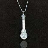 Gitar Model Elişçiliği Telkari Gümüş Bayan Kolye