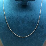 Forse Model Rose Kaplama Kadın Gümüş Zincir