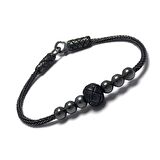 1000 Ayar Kazaziye Gümüş Bileklik (Unisex)