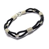 1000 Ayar Kazaziye Gümüş Bileklik (Unisex)